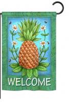 Pineapple Welcome Garden Flag