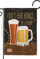 Craft Beer Brings Cheer Garden Flag