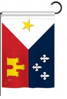 Louisiana Acadiana Garden Flag