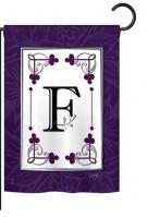 Classic F Monogram Garden Flag