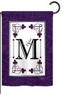 Classic M Monogram Garden Flag