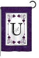 Classic U Monogram Garden Flag