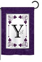 Classic Y Monogram Garden Flag