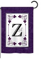 Classic Z Monogram Garden Flag