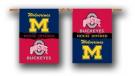 Michigan Wolverines House Divided Outdoor Hanging Banner