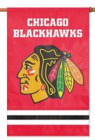 Chicago Blackhawks Applique Banner Flag 44\