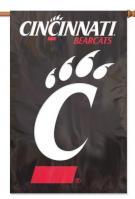 Cincinnati Bearcats Applique Banner Flag 44\
