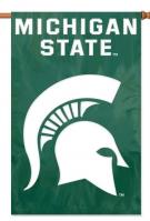 Michigan State Spartans Applique Banner Flag 44\