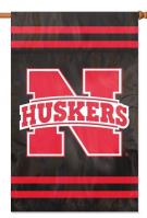 Nebraska Cornhuskers Applique Banner Flag 44\