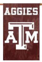 Texas A & M Aggies Applique Banner Flag 44\