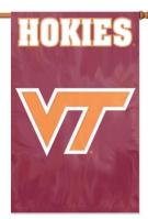 Virgina Tech Hokies Applique Banner Flag 44\