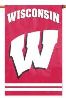 Wisconsin Badgers Applique Banner Flag 44\