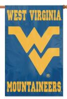 West Virginia Mountaineers Applique Banner Flag 44\