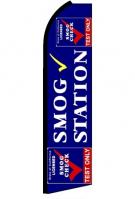 smog check Feather Flag 3\' x 11.5\'