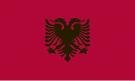 2\' x 3\' Albania High Wind, US Made Flag