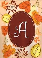 Autumn Monogram