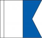 High Wind, US made Code Flag Size No. 7 - A