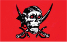 Crimson Pirates Flag