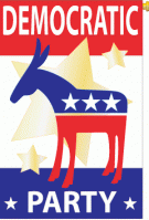 applique Democratic Party House Flag
