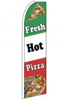 Pizza Feather Flag 3\' x 11.5\'