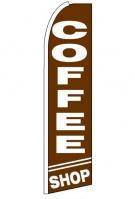 Coffee Shop Feather Flag 3\' x 11.5\'