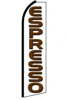 Espresso Feather Flag 3\' x 11.5\'