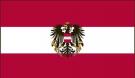 2\' x 3\' Austria w/ Eagle High Wind, US Made Flag