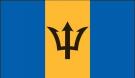 2\' x 3\' Barbados High Wind, US Made Flag