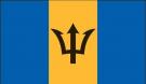 5\' x 8\' Barbados High Wind, US Made Flag