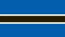 3\' x 5\' Botswana High Wind, US Made Flag