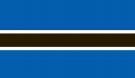 5\' x 8\' Botswana High Wind, US Made Flag