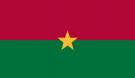 5\' x 8\' Burkina Faso High Wind, US Made Flag