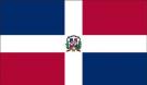 3\' x 5\' Dominican Republic High Wind, US Made Flag