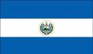 5\' x 8\' El Salvador High Wind, US Made Flag