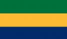 3\' x 5\' Gabon High Wind, US Made Flag