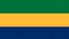4\' x 6\' Gabon High Wind, US Made Flag