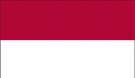 4\' x 6\' Indonesia High Wind, US Made Flag