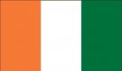 5\' x 8\' Ivory Coast - Cote d\'Ivoire High Wind, US Made Flag