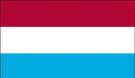 2\' x 3\' Luxembourg High Wind, US Made Flag