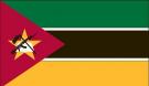 2\' x 3\' Mozambique High Wind, US Made Flag