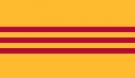 3\' x 5\' Old South Vietnam High Wind, US Made Flag