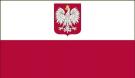 2\' x 3\' Poland w/ Eagle High Wind, US Made Flag