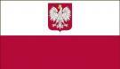 5\' x 8\' Poland w/ Eagle High Wind, US Made Flag