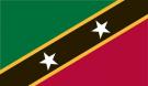 5\' x 8\' St. Kitts & Nevis High Wind, US Made Flag