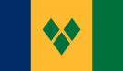 4\' x 6\' St. Vincent & the Grenadines High Wind, US Made Flag