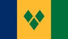 5\' x 8\' St. Vincent & the Grenadines High Wind, US Made Flag