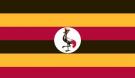 2\' x 3\' Uganda High Wind, US Made Flag