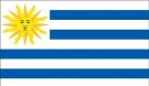 4\' x 6\' Uruguay High Wind, US Made Flag