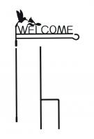 Welcome 3 pcs. Breakdown Garden Flag Holder