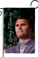 In Loving Memory Charlie Kirk Garden Flag